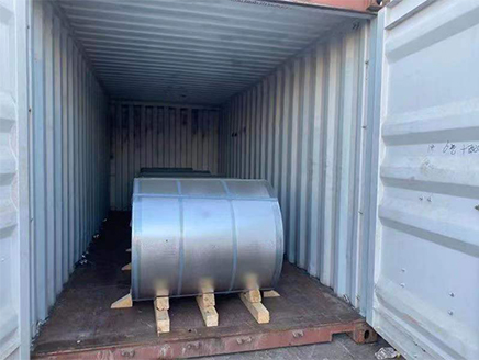 Exportación de bobinas de acero Galvalume a Sri Lanka.